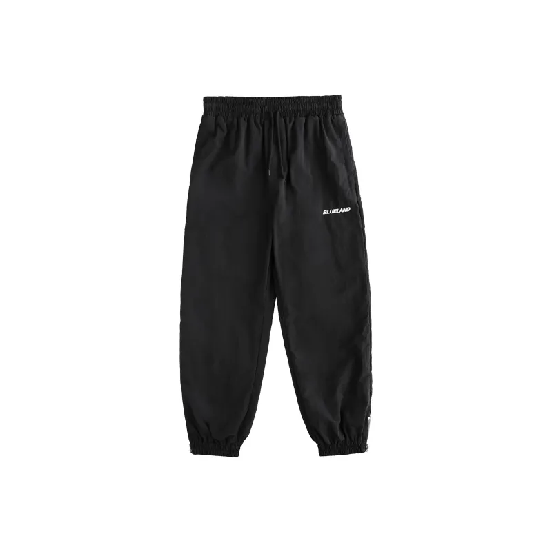 BLUELANDINC Jogger Moderate Sports Pants Women's Black-0