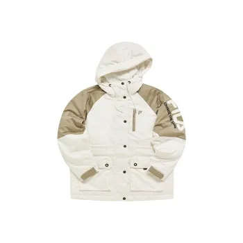 FILA FUSION Streeetspoet Puffer Jacket Winter Women's Maple White