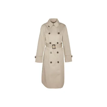 BARBOUR Greta Showerproof Trench Coat Coats Women's Beige