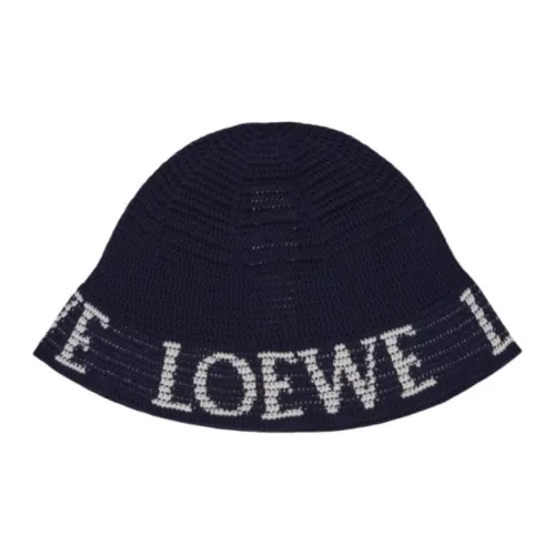 LOEWE Cotton, Polyamide Beanies Women's Blue