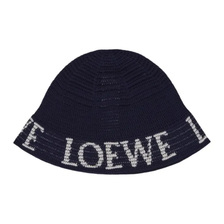 LOEWE Cotton, Polyamide Beanies Women's Blue-0