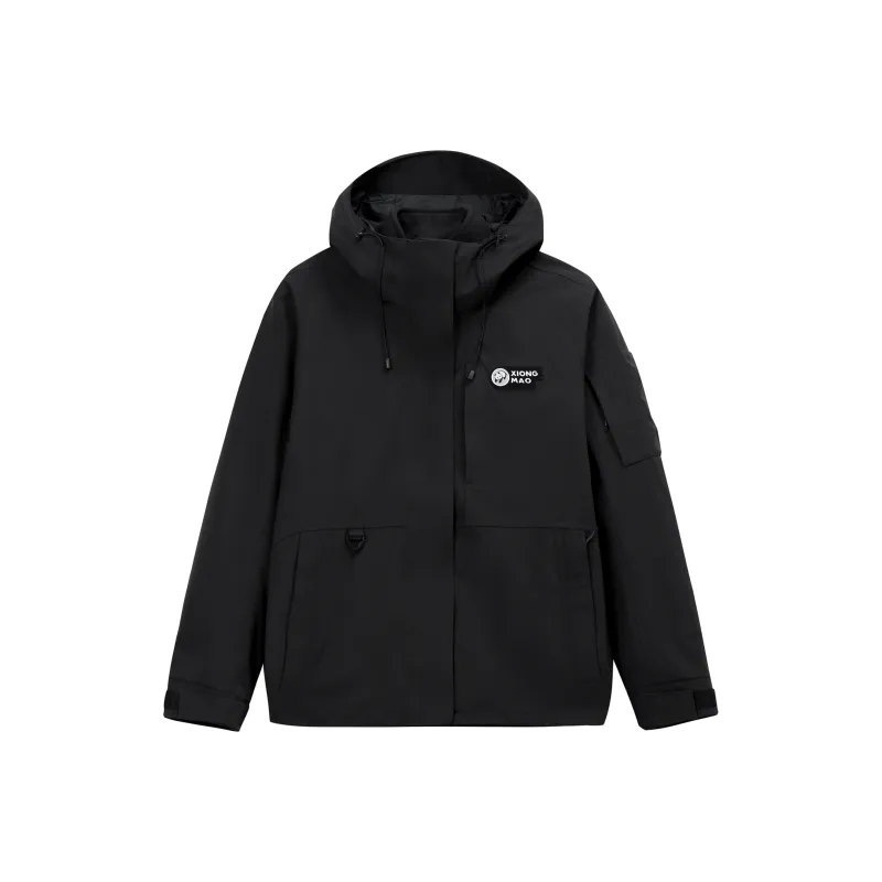 Panda Carefree Play Series Windproof And Rainproof Thermal Windbreaker Jacket Women's-48