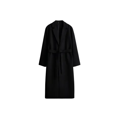 H&M 블랙 여성 코트
