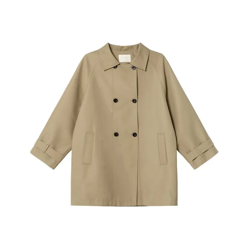 Hello Canon Trench Coat Women's Khaki-0