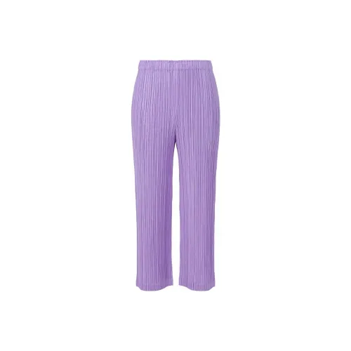 PLEATS PLEASE ISSEY MIYAKE Mc July Pleated Cropped Trousers