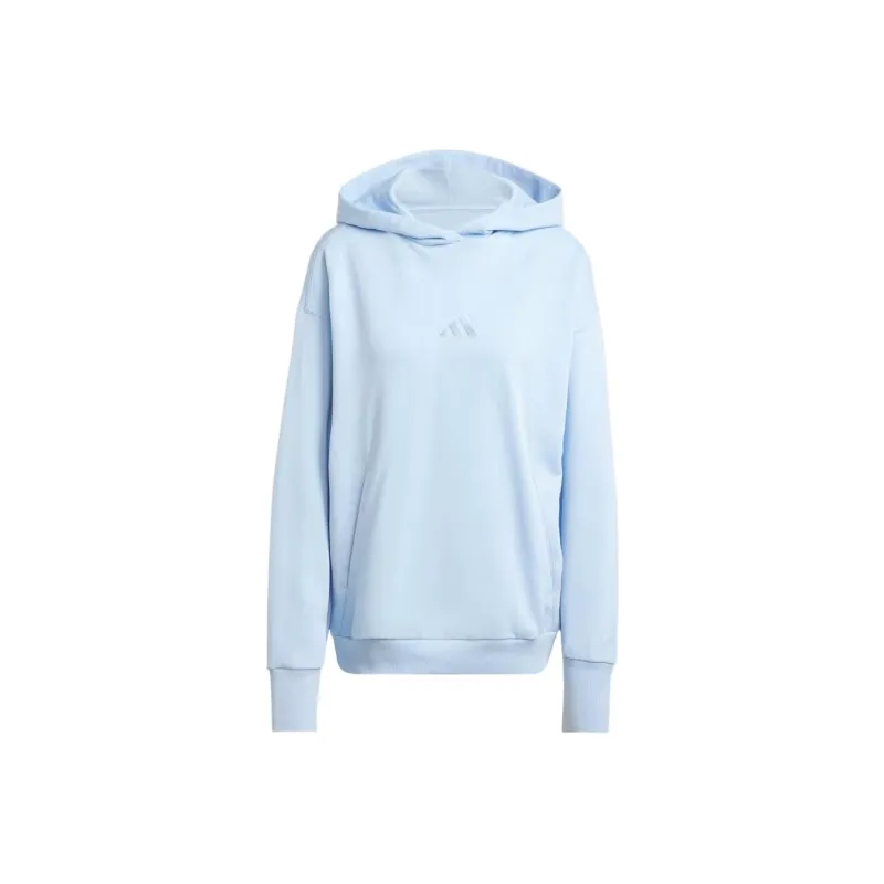 Adidas All Szn Fleece Hoodie Wonder Blue-0