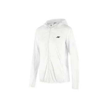 Skechers Dust Resistant Windproof UV Protection Sun Protection Clothing Women's Bright White
