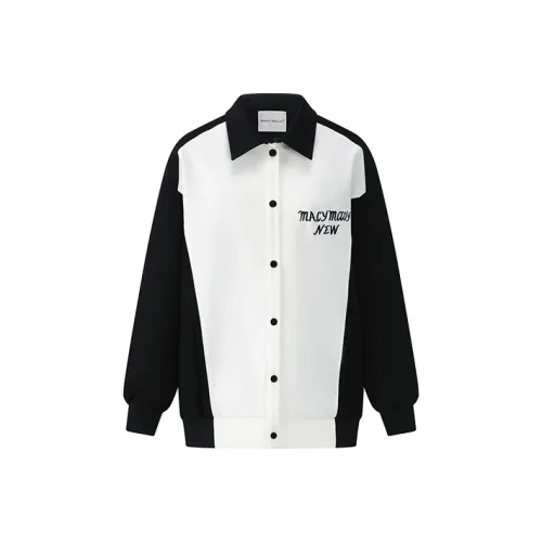 MacyMccoy 블랙 여성 야구 져지