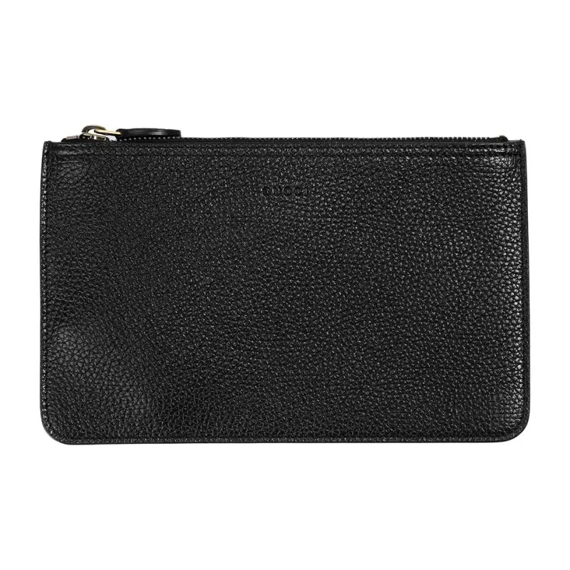 GUCCI Calfskin Tote Bag, Shopping Bag, Handbag Women's Black-5