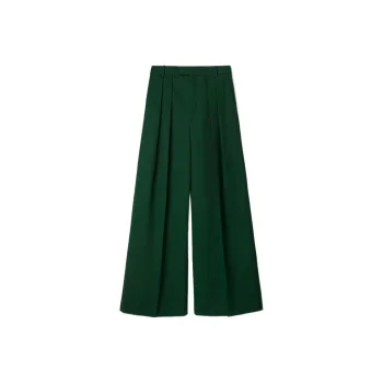 Burberry Pleated Cotton Trousers
