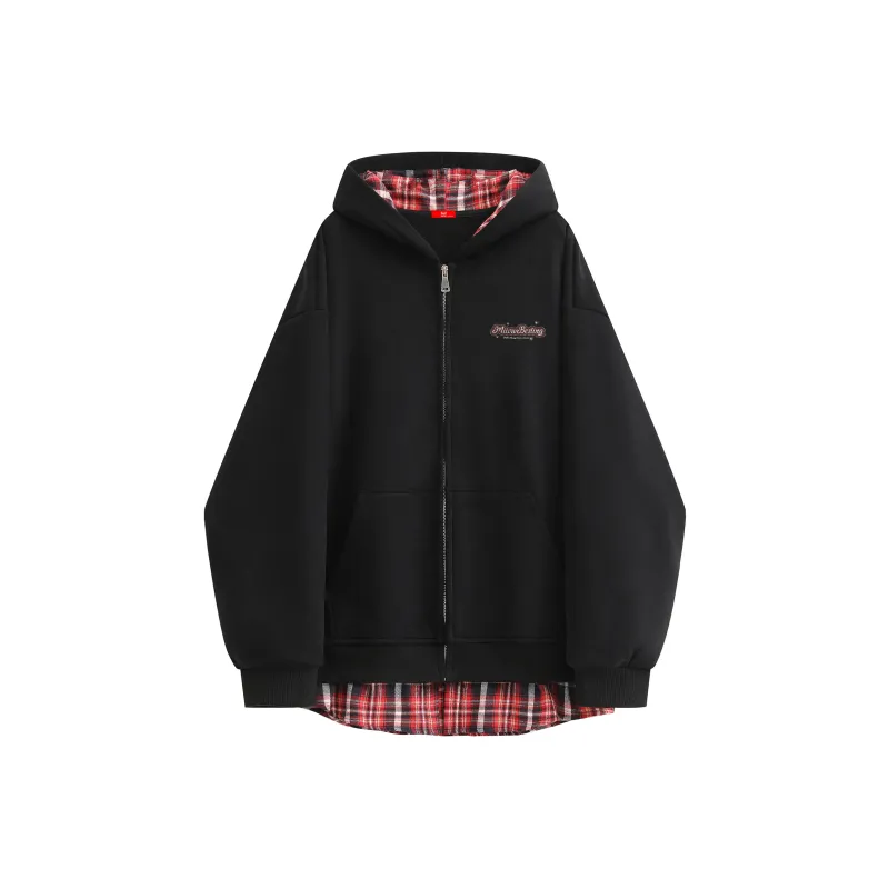MIIOW Trend Party Series Sweatshirt Unisex Flower Gray & Red-3