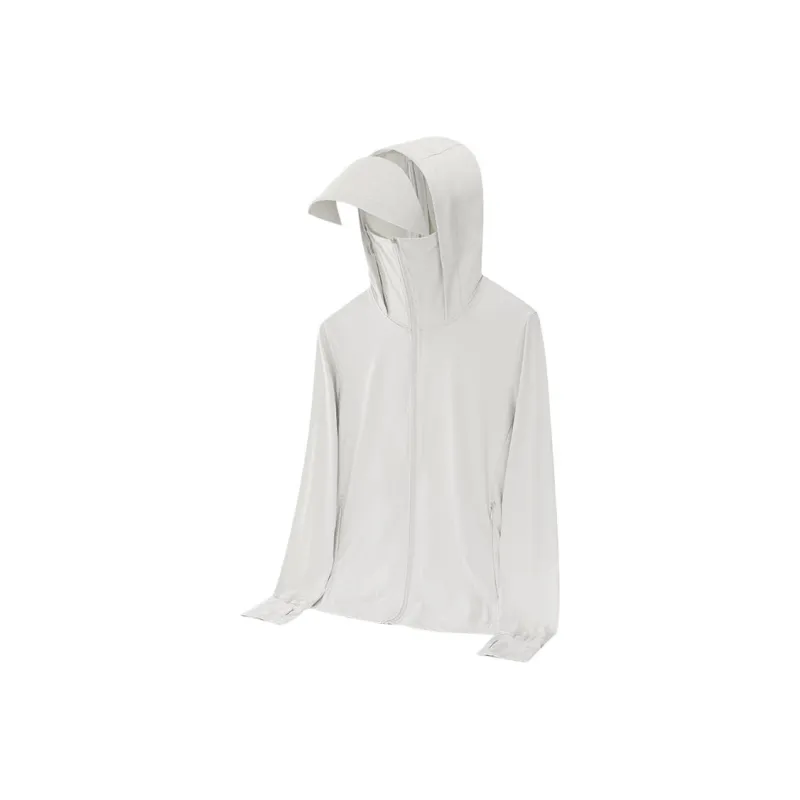 MIIOW UV Protection Stretch UV Protection Loose Fit Hooded Sun Protection Clothing Women's-11
