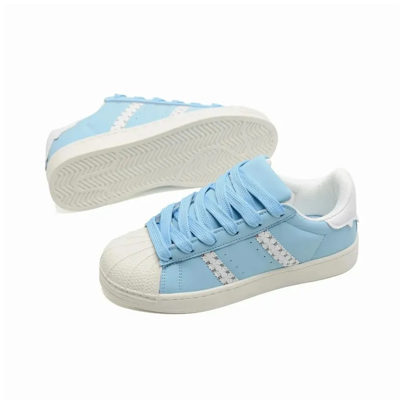 ALI THE FOX Anti Slip Wear Resistant Low Top Skateboard Shoes Unisex-12