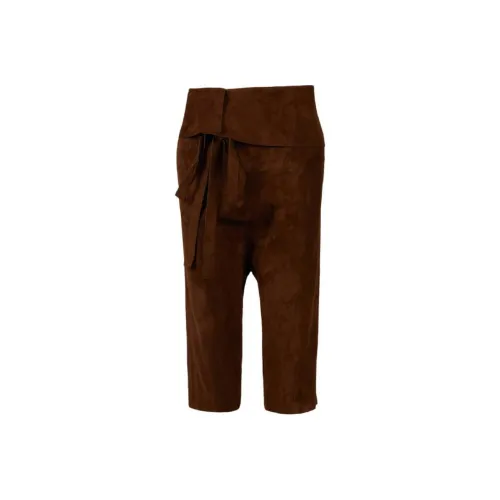 SAINT LAURENT Casual Pants Women's Brown