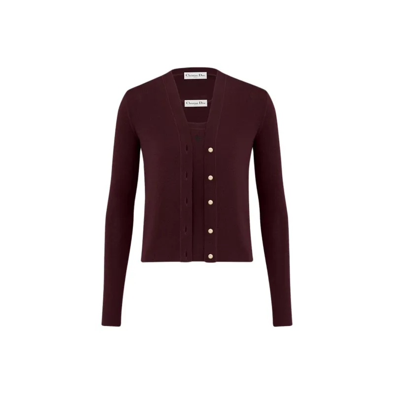 DIOR Knitwear Women's Plum Red-0