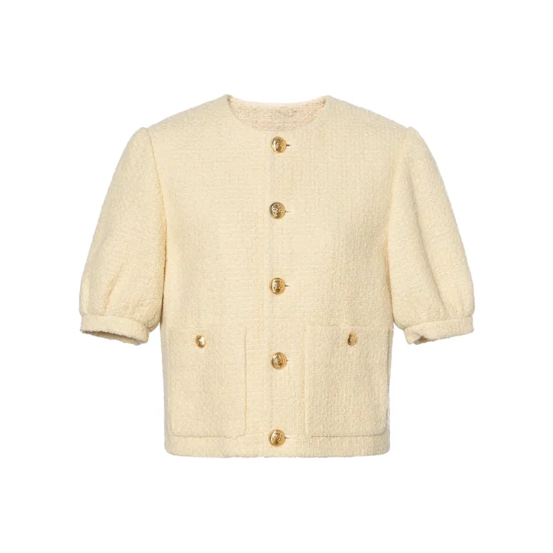 CELINE Cardigan Jacket In Bouclé Tweed-0