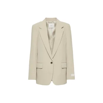 ARITZIA Wilfred New Generation Blazer Business Suit Women's Humus Beige/Compost Beige Yellow