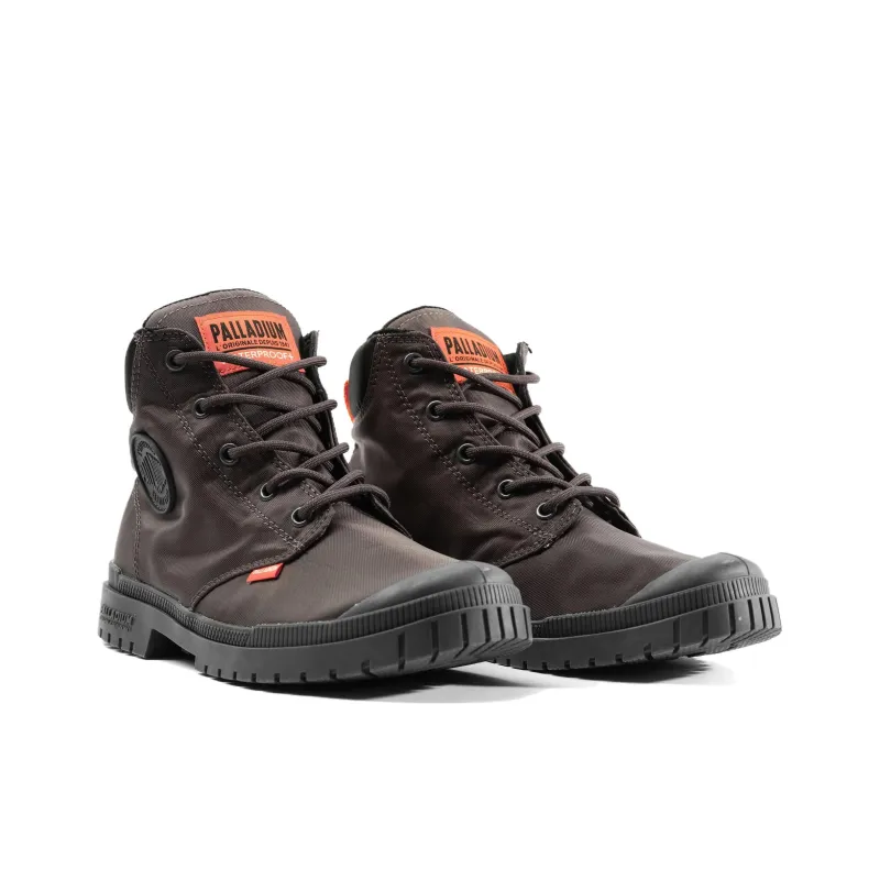 Palladium Pampa Waterproof And Wear resistant Short Outdoor Boots Men's Umber-3