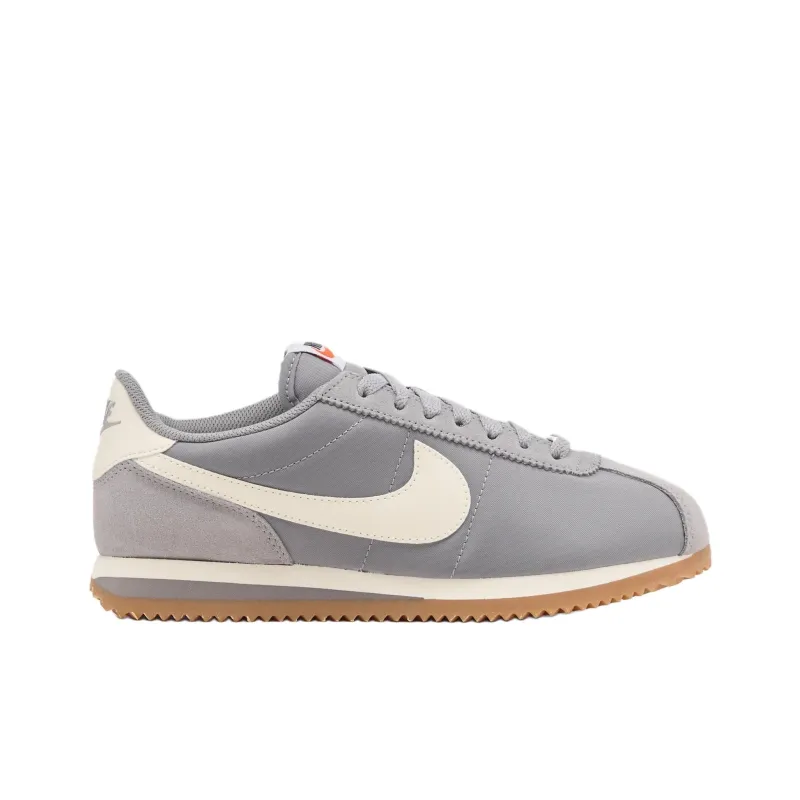 Nike Cortez Textile Cement Grey Gum Light Brown Safety Orange Sail Women's-1