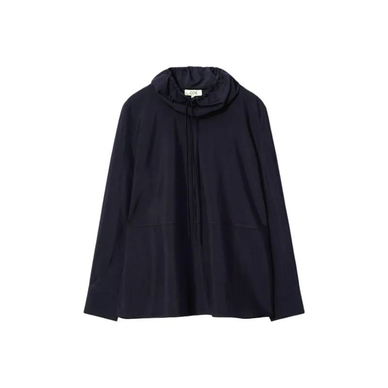 COS Sweatshirt Women's Navy Blue-0