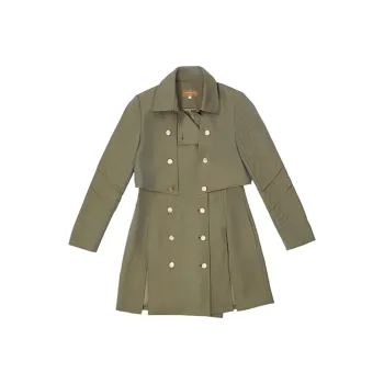 D. MARTINA QUEEN Trench Coats Women's Khaki
