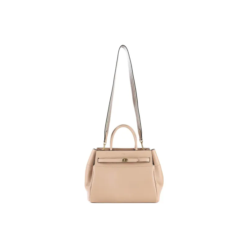 Mulberry Calfskin One Shoulder Handbag Women's Beige-1