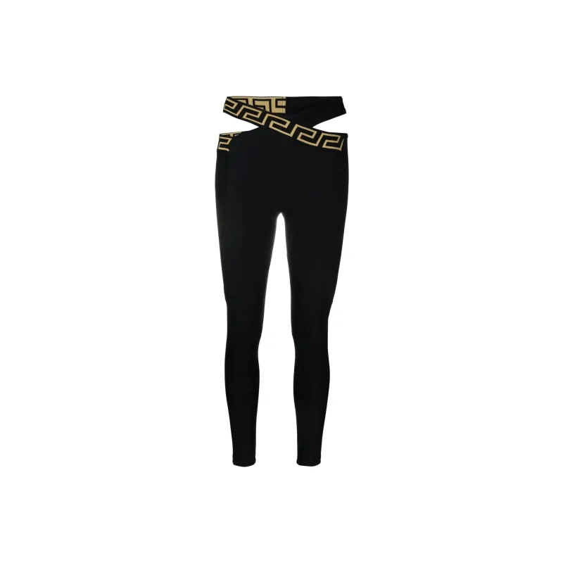 VERSACE Lycra Leggings 'Black'-0