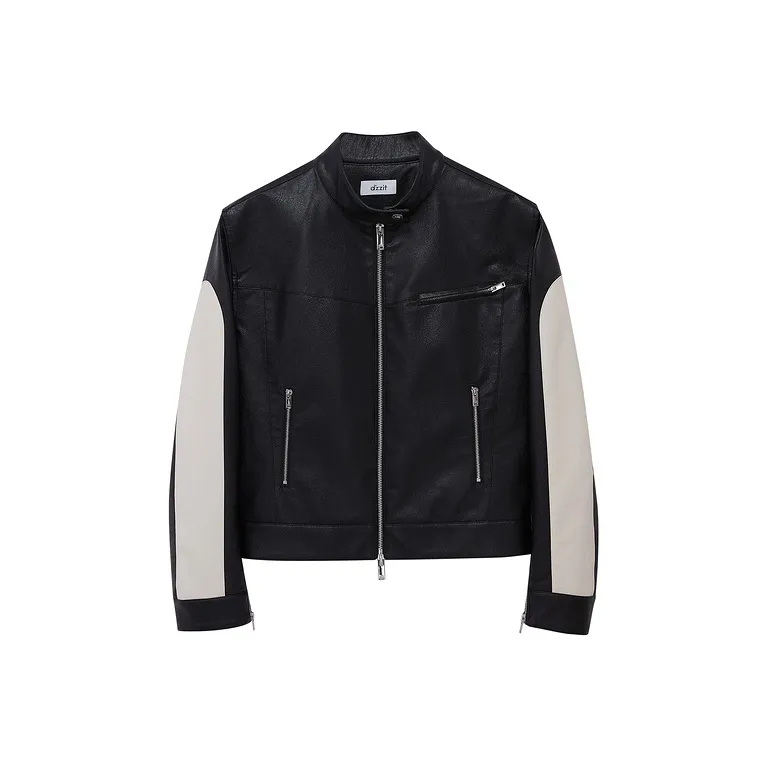 D'zzit Leather Jacket Women's Black-0