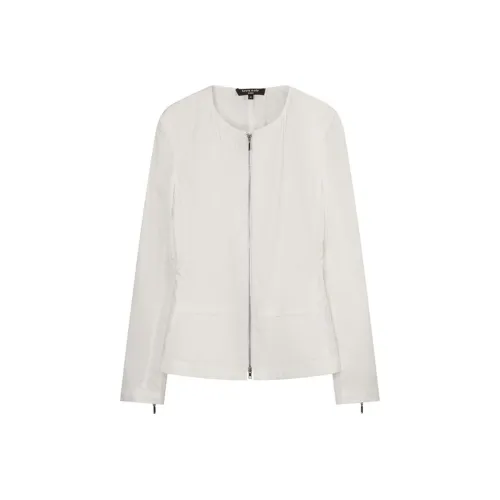 Trou Noir Cropped Coats Women's White