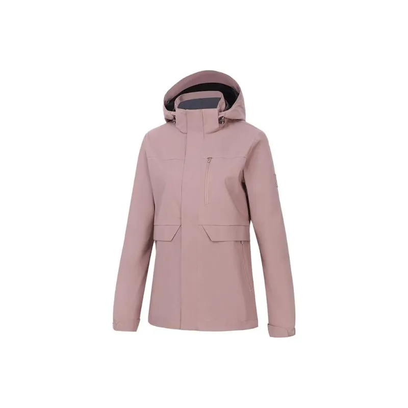 LiNing Trench Coat Women's Wood Pink-0