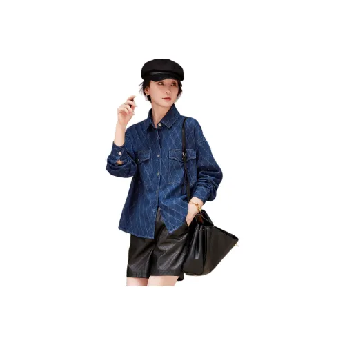 【dme】 Denim Jacket Women's Denim Blue
