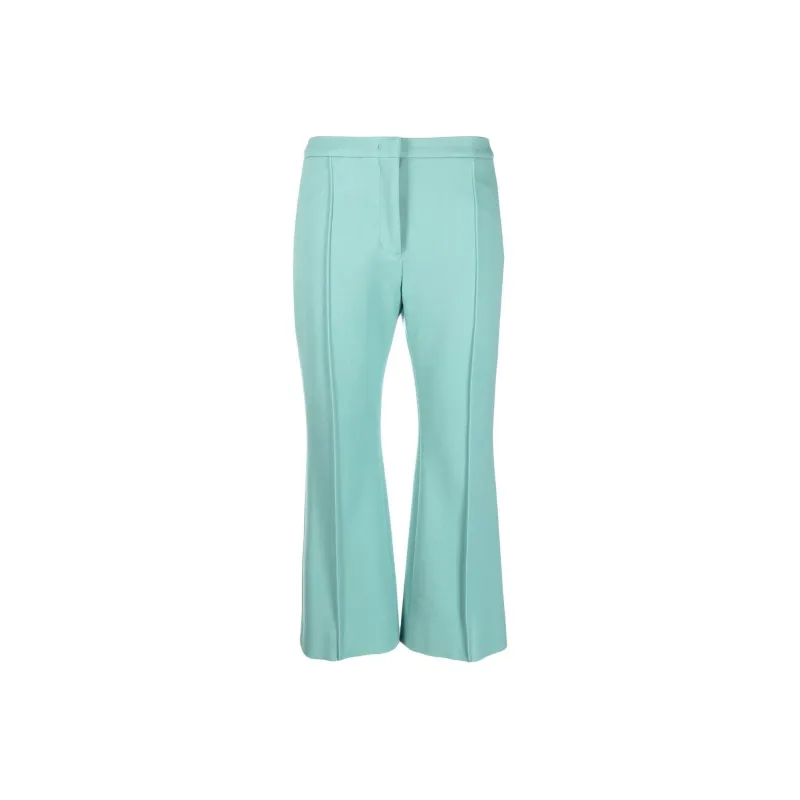 JIL SANDER Flared Cropped Trousers-0