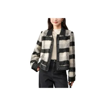 YALIDA Coats Women's Black