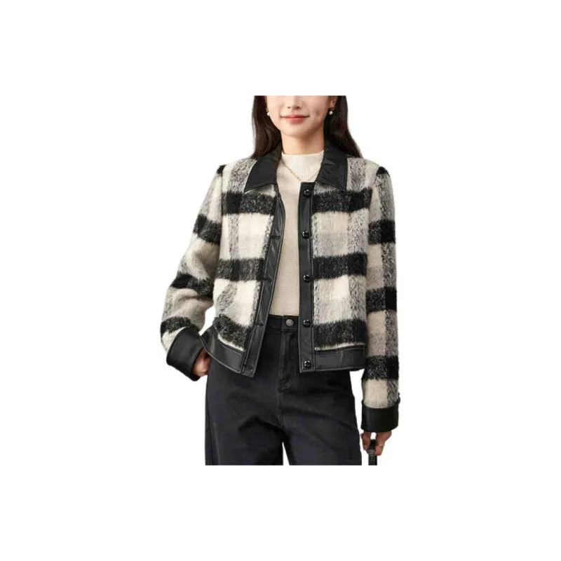 YALIDA Coats Women's Black-0