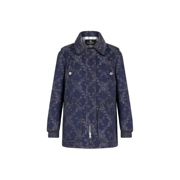 ETRO Jacquard Denim Jacket-0