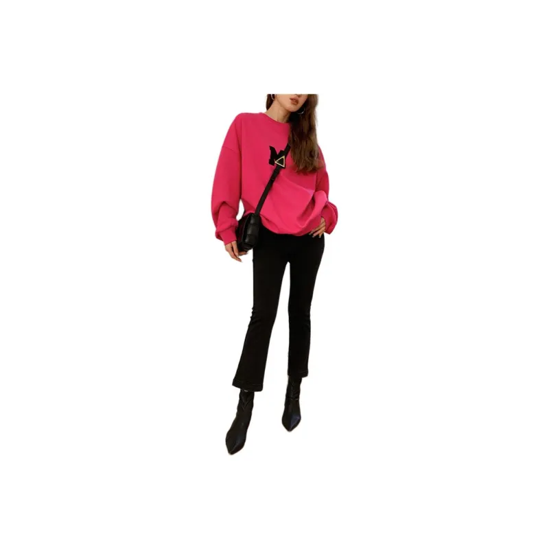 NANING9 Casual Pants Women's Black-0