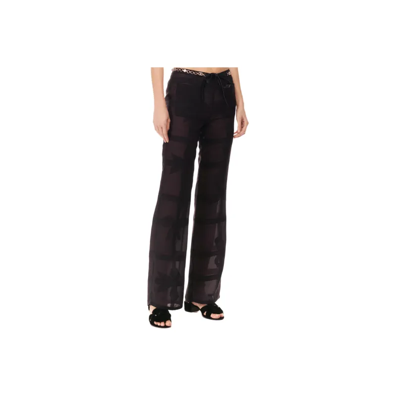 CHANEL FW24 Casual Pants Women's Black-0