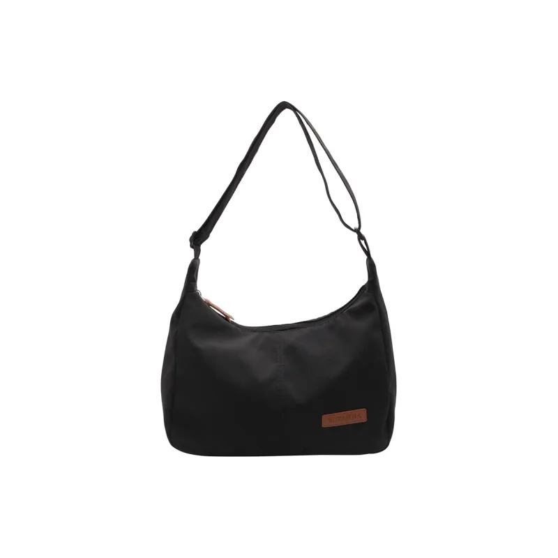 Single Warehouse Fabric Shoulder Bag Regular Unisex White/Light Green/Gray/Black-10