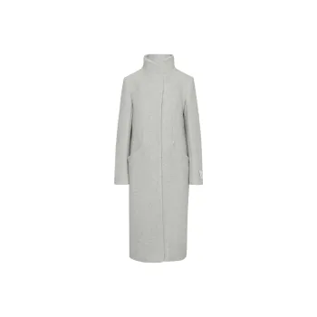 ARITZIA Wilfred The Cocoon Long Coat Coats Women's Linus Txtr Wt Lt Gre/Light Gray