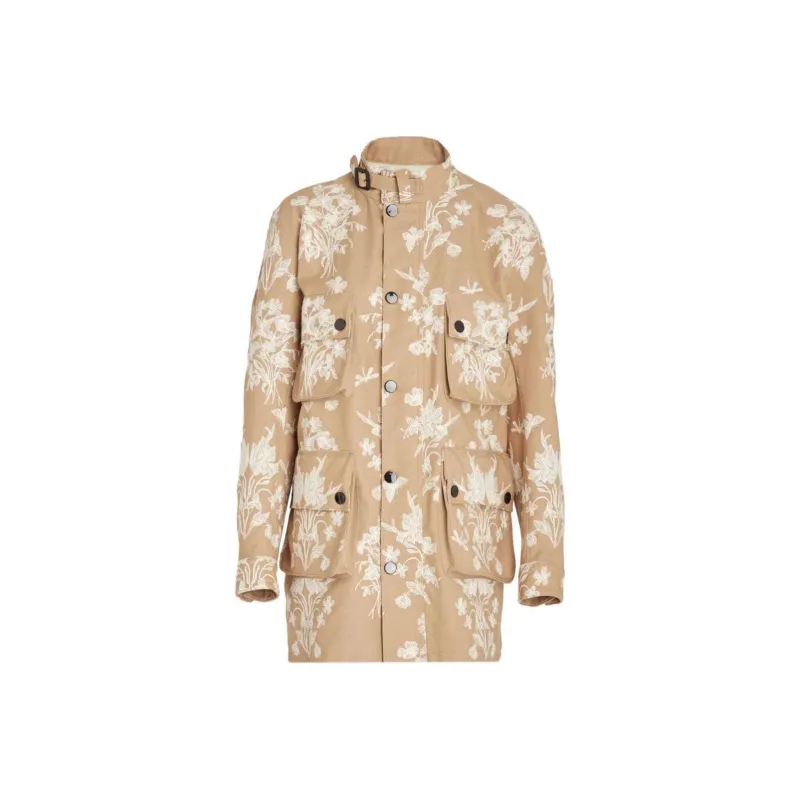 Giambattista Vall Floral-embroidered Parka-0