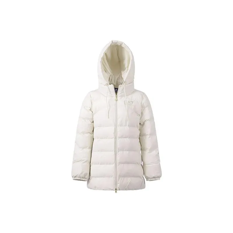 EMPORIO ARMANI EA7 Puffer Jacket Women's Moonlight Beige-0