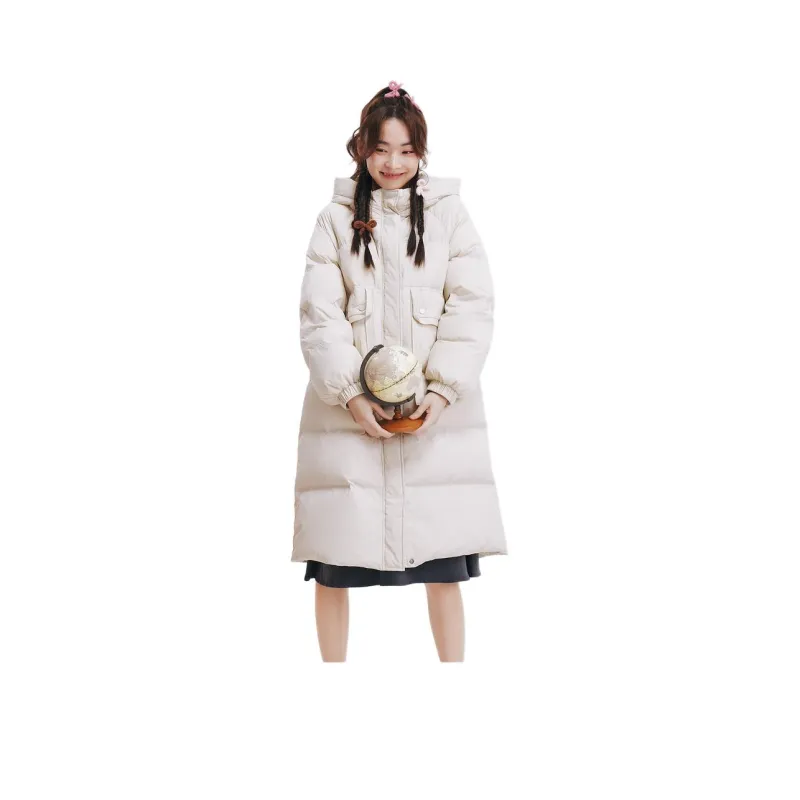 ZIHAN Down Jacket Women's Beige Gold-0