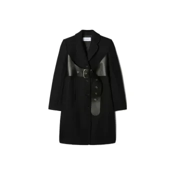 OFF WHITE Belted Single breasted Coat