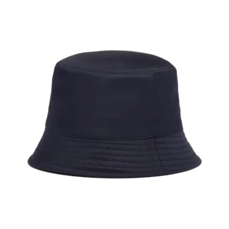 PRADA Recycled Nylon Bucket Hats Men's Marine Blue-1