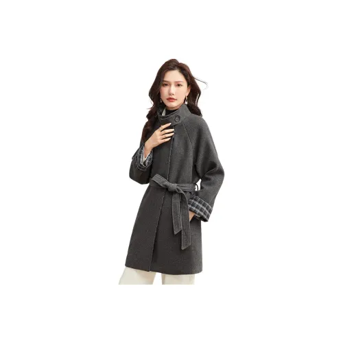 TERRE BLEUE Coats Women's Gray