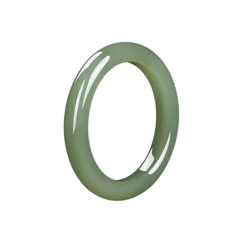 Bear Silversmith Hetian Jade Bangles White Jade/Pale Greenish White Jade Women's-0