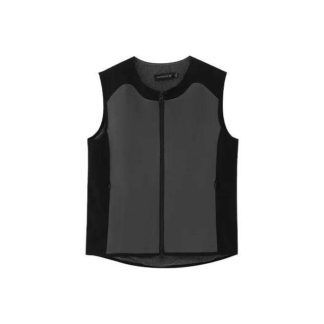 machatt WOOL LIKE FORM VEST 黒　マチャット マチャット machatt WOOL LIKE FORM VEST