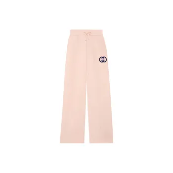 GUCCI Gg Embroidered Jersey Jogging Pants