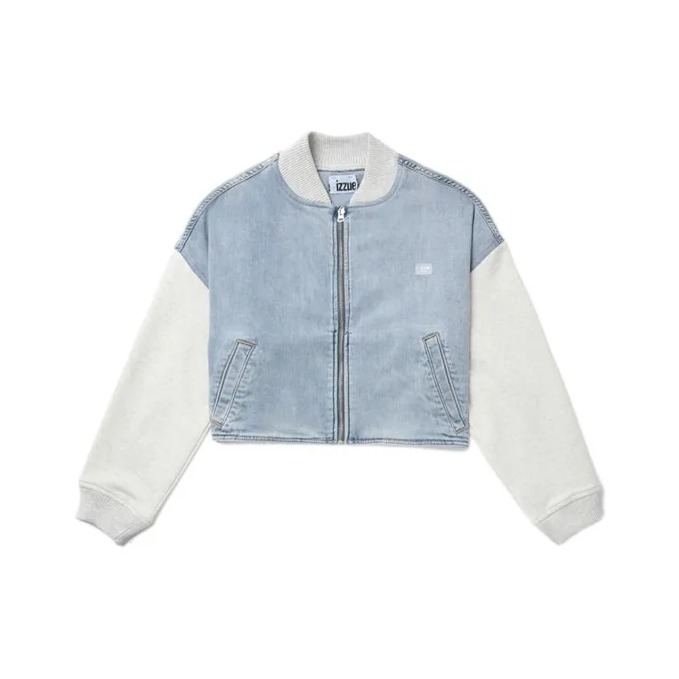 Izzue Colour-block Bomber Jacket-0