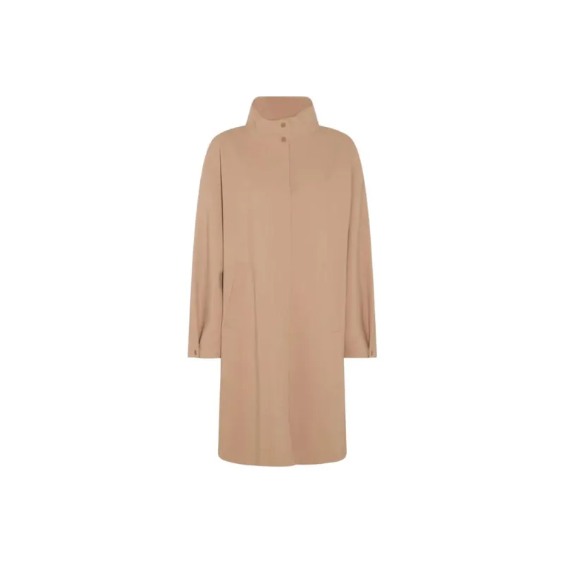 HERNO High Neck Long Sleeved Coat-0